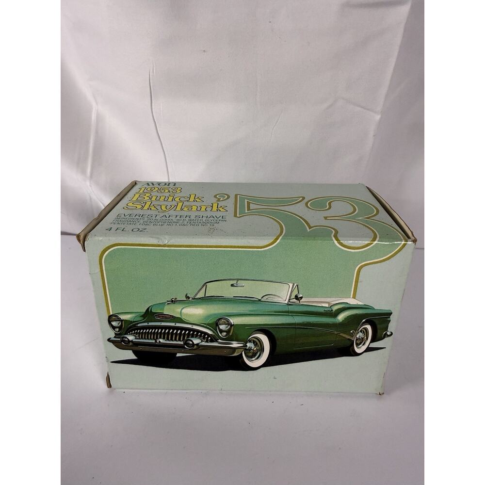 Vintage Avon 1953 Buick Skylark Everest After Shave FULL Orig Box And Decals